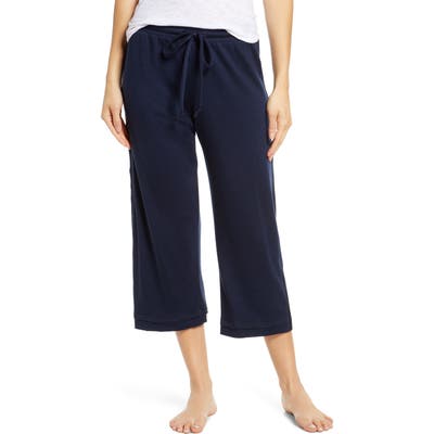 Groceries Apparel Crop Lounge Pants, Blue