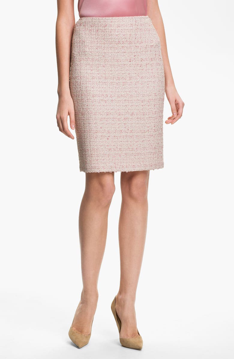 St. John Collection Eyelash Shimmer Tweed Pencil Skirt | Nordstrom