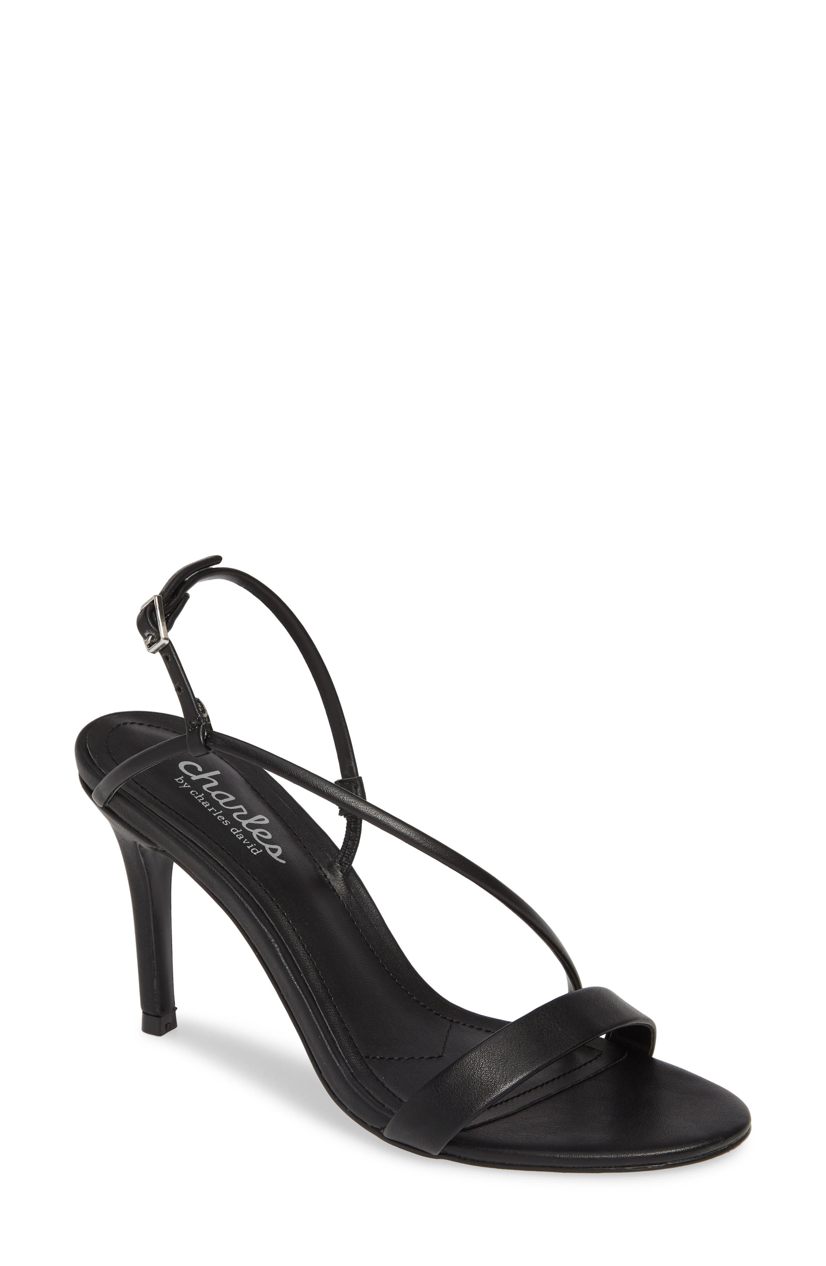 Charles By Charles David Hardy Strappy Slingback Sandal, Black