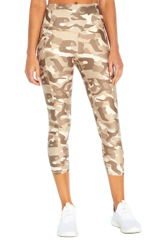 Marika Edge Pocket Capri Leggings In Cinder Cloudy Camo ModeSens