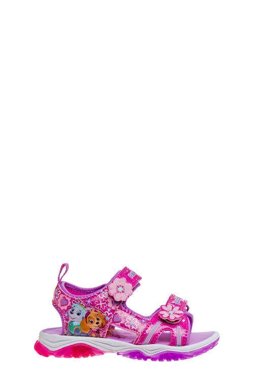 Shop Josmo Kid's Paw Patrol Sandal In Pink/purple