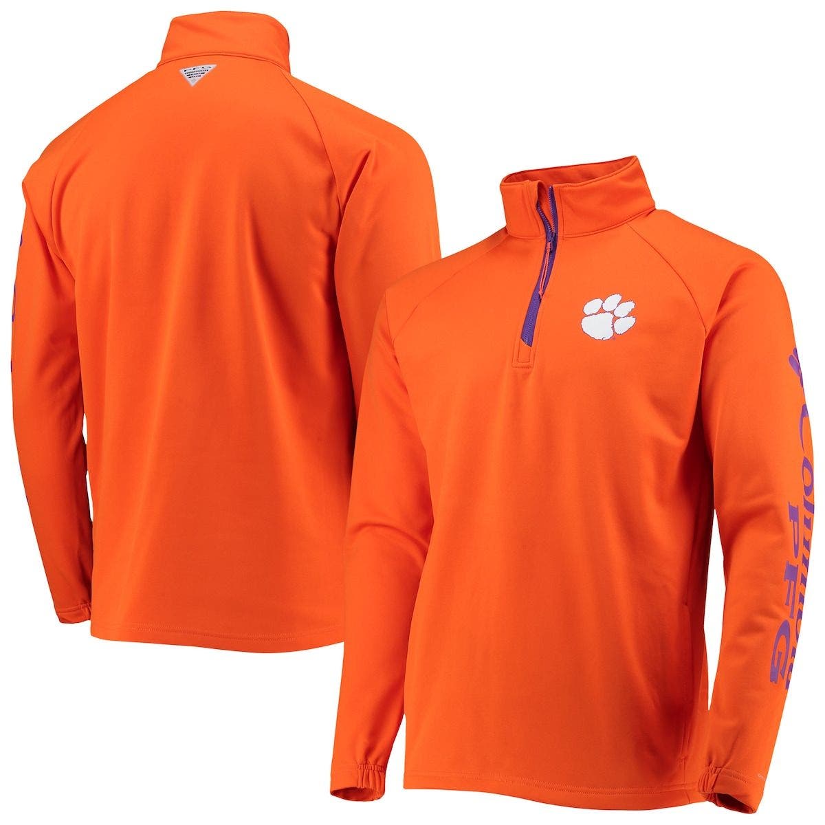 Columbia Men's Columbia Orange Clemson Tigers Terminal Tackle Fleece