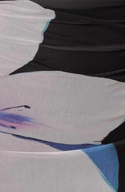 Petal And Pup Petal & Pup Jasmine Asymmetric Neck Ruched Maxi Dress In Blue