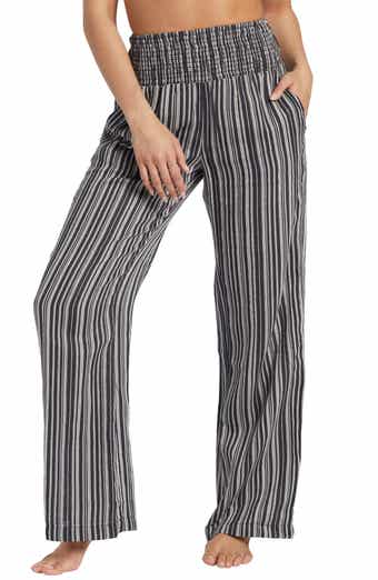Roxy Oceanside Yarn-Dyed Beach Pants (Loden Green Cabana Stripe) Women's  Casual Pants - ShopStyle