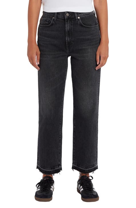Just Black Denim Kick Flare - Brown Coated Jeans - Flare Jeans - Lulus