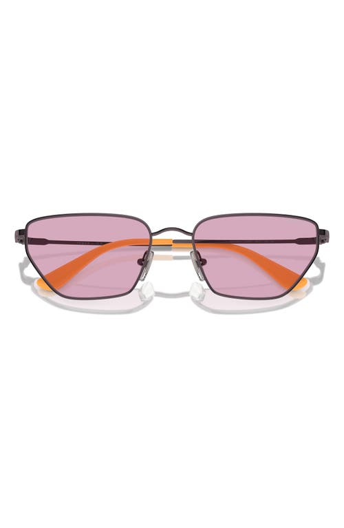 Vogue 56mm Irregular Sunglasses In Violet
