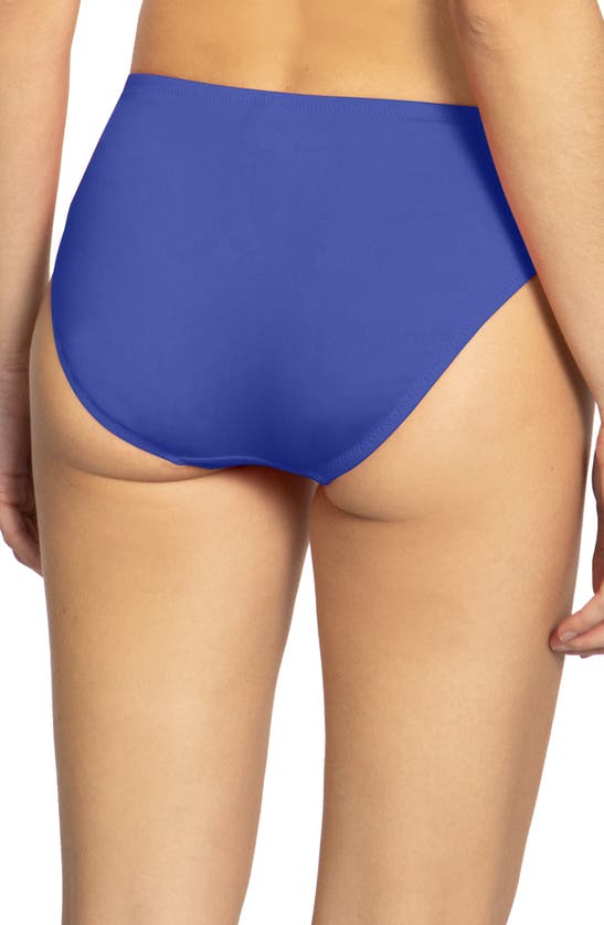 Robin Piccone Ava Twist Hipster Bikini Bottoms In Ube
