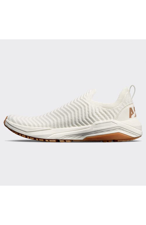 Apl Athletic Propulsion Labs Techloom Traveler Slip-ons In Ivory/tan