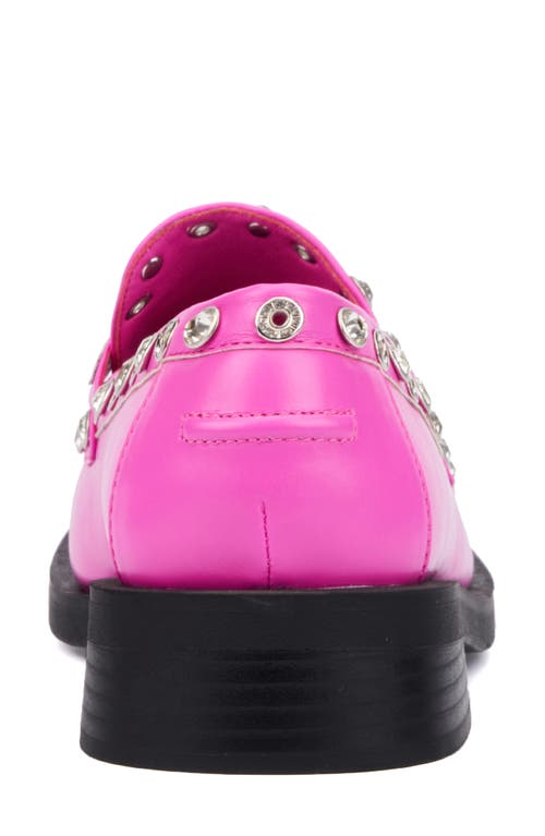 Olivia Miller Libra Rivet Loafer In Pink
