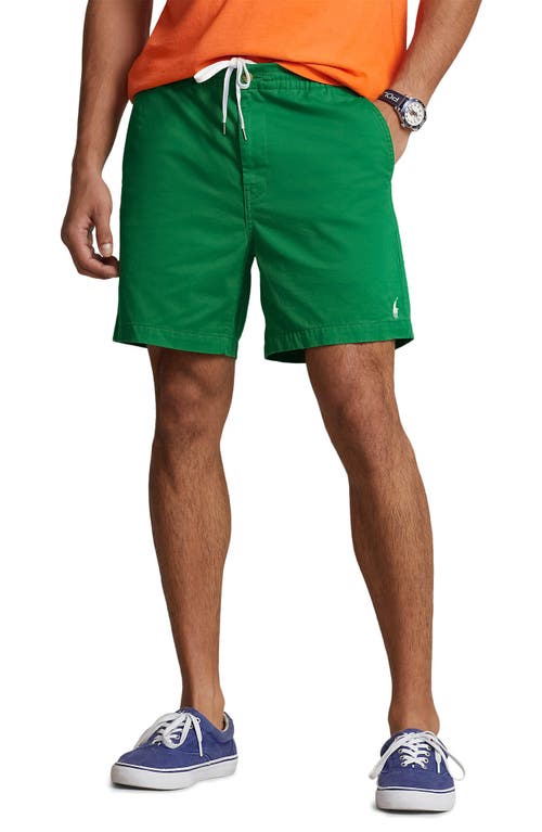 Polo Ralph Lauren Prepster Flat Front Stretch Cotton Twill Shorts Billiard at Nordstrom,