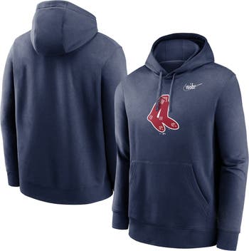 Nike Men's Boston Red Sox Navy Cooperstown Collection Rewind Hoodie