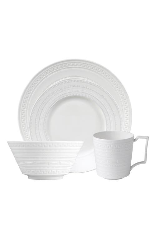 Wedgwood Intaglio 4-Piece Bone China Place Setting in White at Nordstrom
