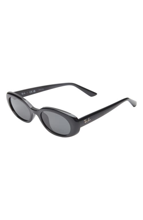Ray Ban Ray-ban 53mm Pillow Oval Sunglasses In Black