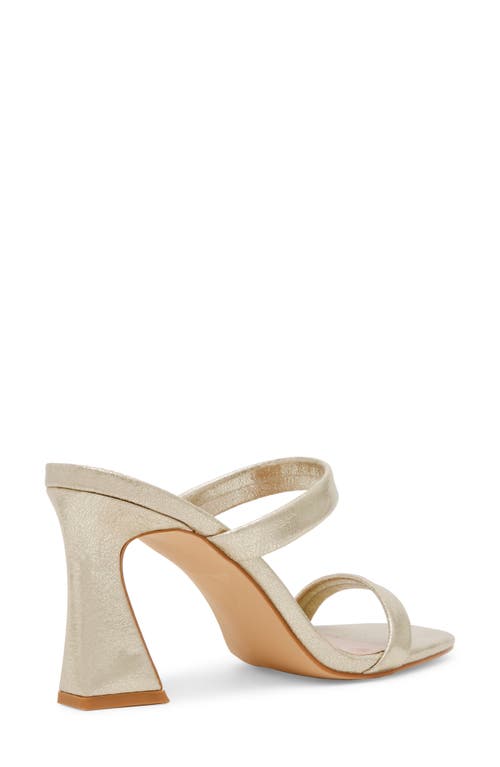 Dolce Vita Selsta Womens Slip On Sandals Heels In Gold