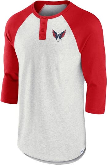 Women's Fanatics Branded Red Washington Capitals Jersey Long Sleeve T-Shirt  in 2023