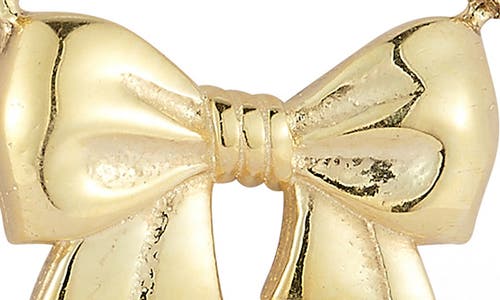 Sphera Milano Bow Pendant Necklace In Gold