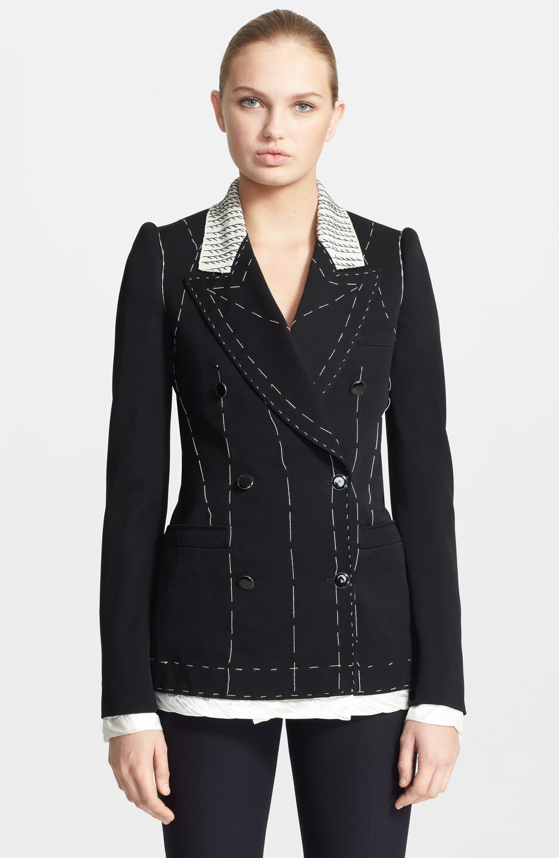 Alexander McQueen Double Breasted Wool Jacket Nordstrom