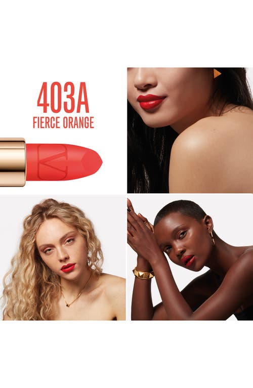 Shop Valentino Rosso  Refillable Lipstick In 403a/matte