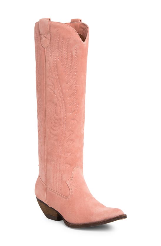 Jeffrey Campbell Dagget Western Boot In Light Pink