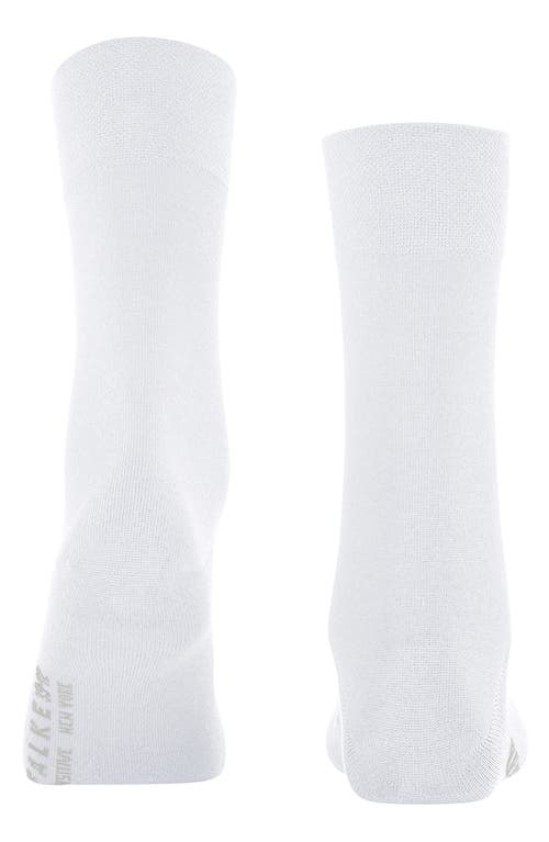 Falke Sensitive New York Crew Socks In White