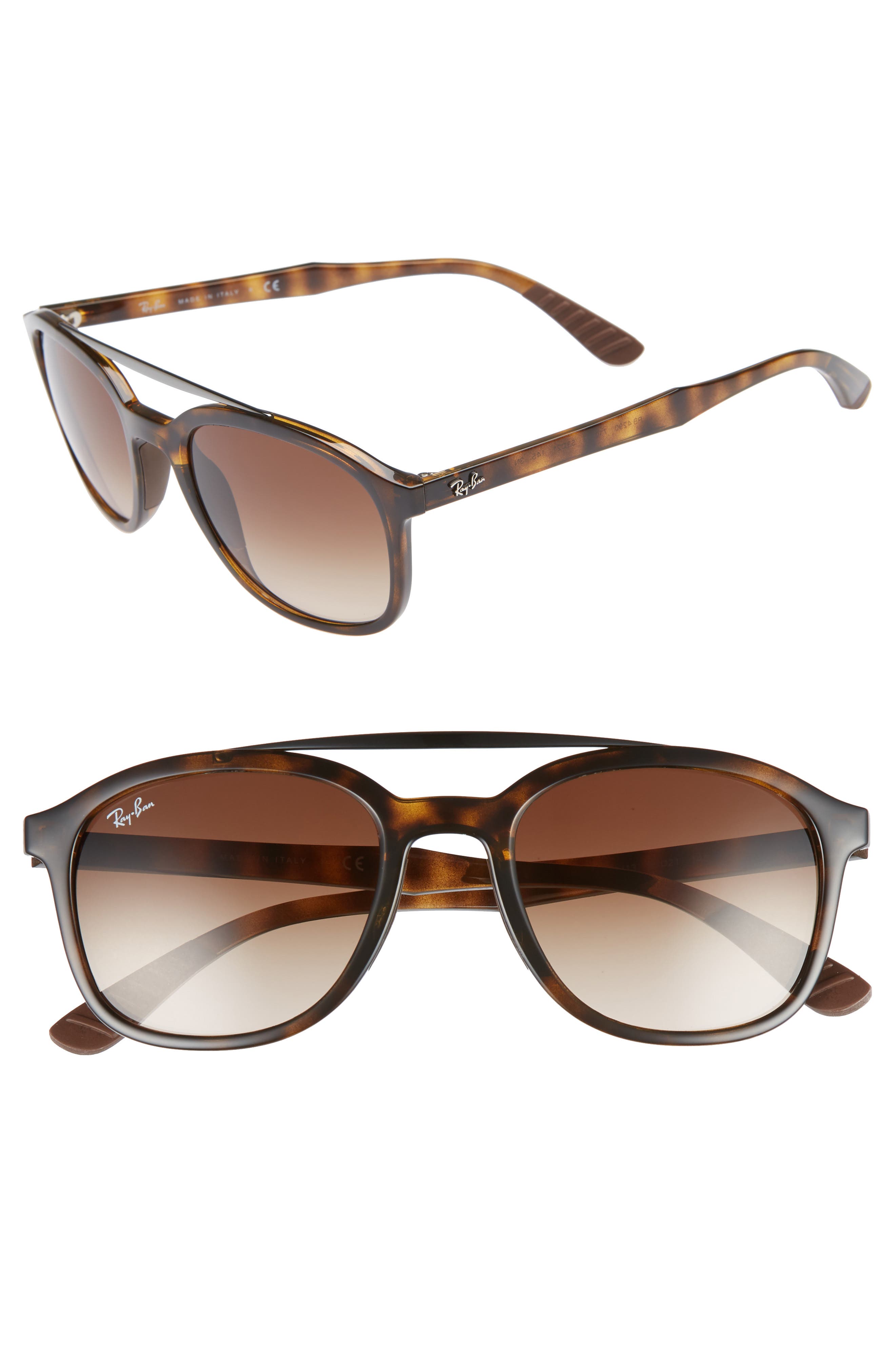 EAN 8053672840674 product image for Women's Ray-Ban 53Mm Gradient Round Sunglasses - Havana | upcitemdb.com