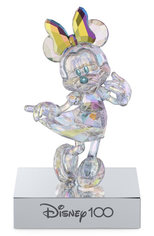 Swarovski x Disney 100 Minnie Mouse Figurine in White Multicolored at Nordstrom