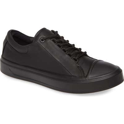 Ecco Flexure Cap Toe Sneaker, Black
