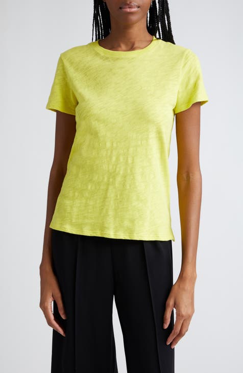 TORY BURCH, Light yellow Women's T-shirt