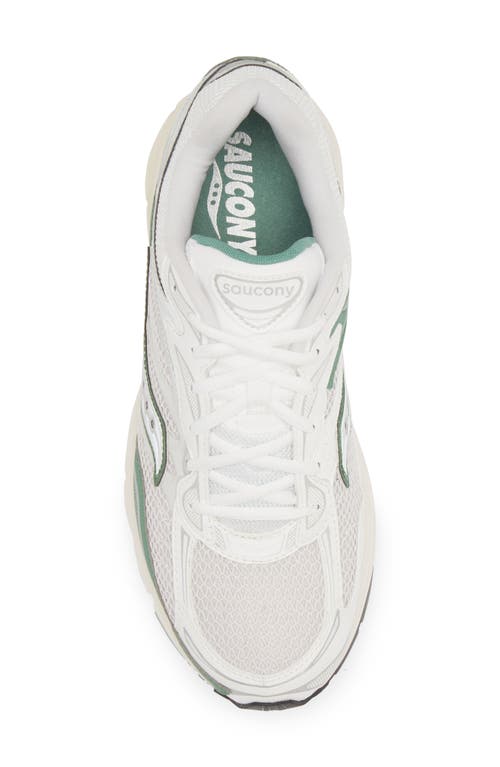 Saucony Gender Inclusive Progrid Omni 9 Sneaker In Ivory/green