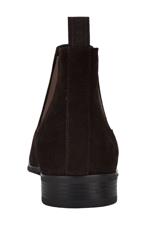 Shop Calvin Klein Donto Chelsea Boot In Brown