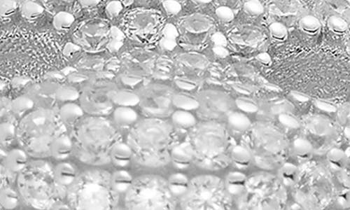 Chloe & Madison Chloe And Madison Cz Chain Link Drop Earrings In Silver