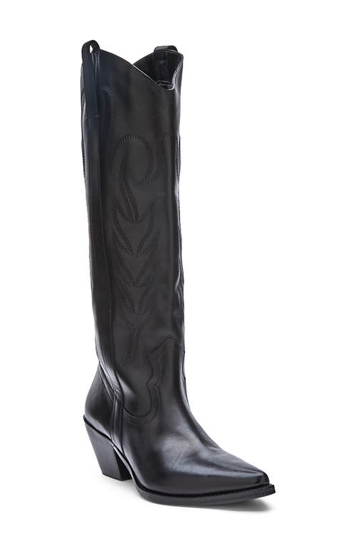 Coconuts by Matisse Agency Western Pointed Toe Boot in Black