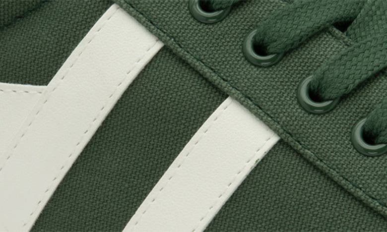 Shop Gola Comet Low Top Sneaker In Evergreen/ Off White/ Navy