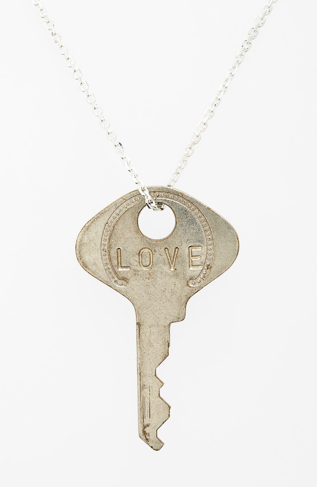 The Giving Keys 'Dainty Believe' 36Inch Brass Pendant Necklace