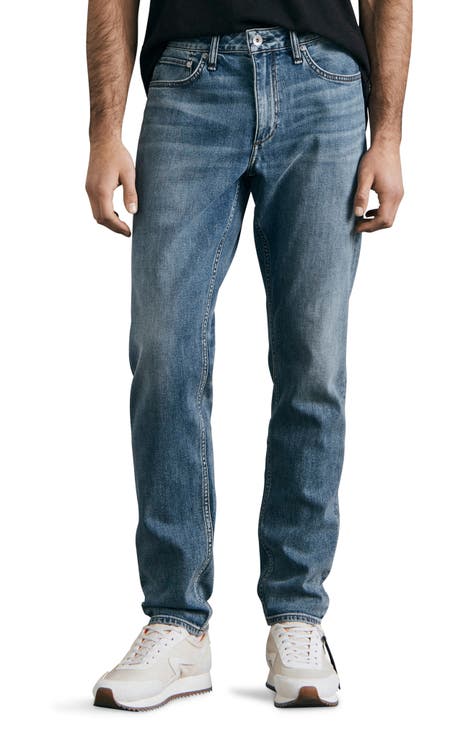 Men's Athletic Straight Fit Stretch Jeans