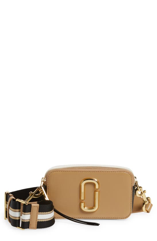 Shop Marc Jacobs The Snapshot Bag In Camel Multi