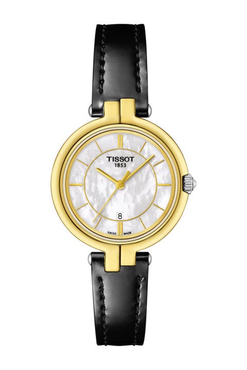 Women s Tissot Leather Watches Nordstrom Rack