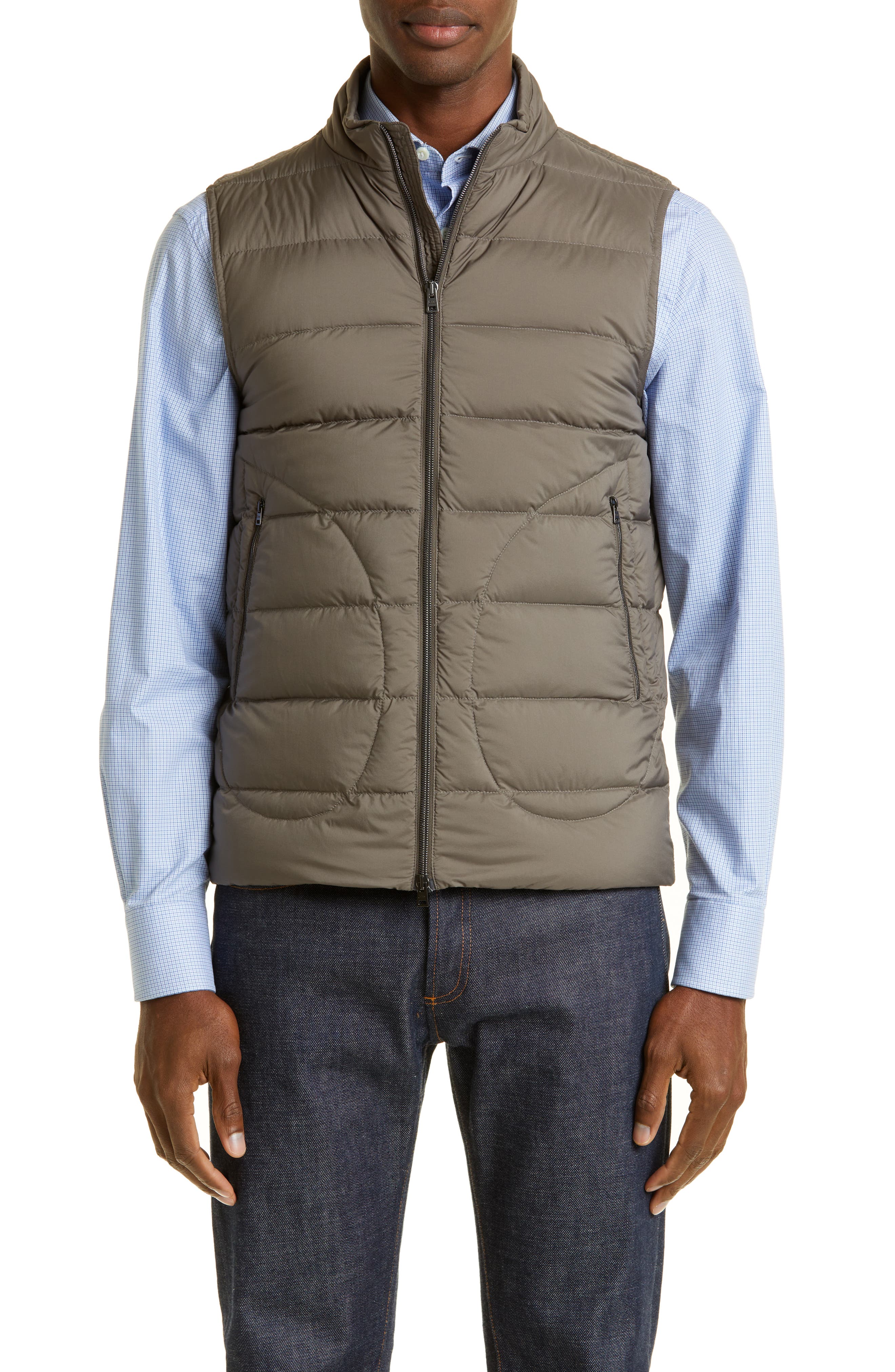 male puffer vest