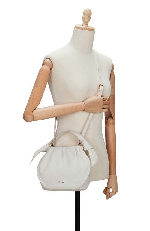 Shop Oryany Selena Leather Bucket Bag In Cloud