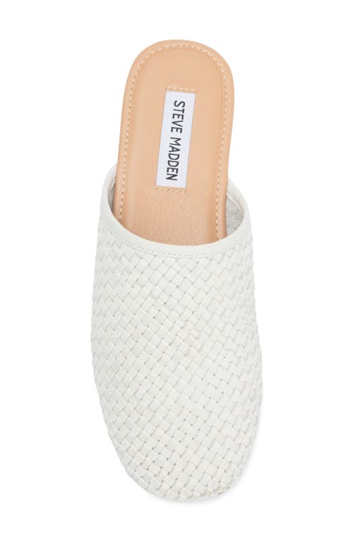 Shop Steve Madden Sallie Mule In Bone Leather