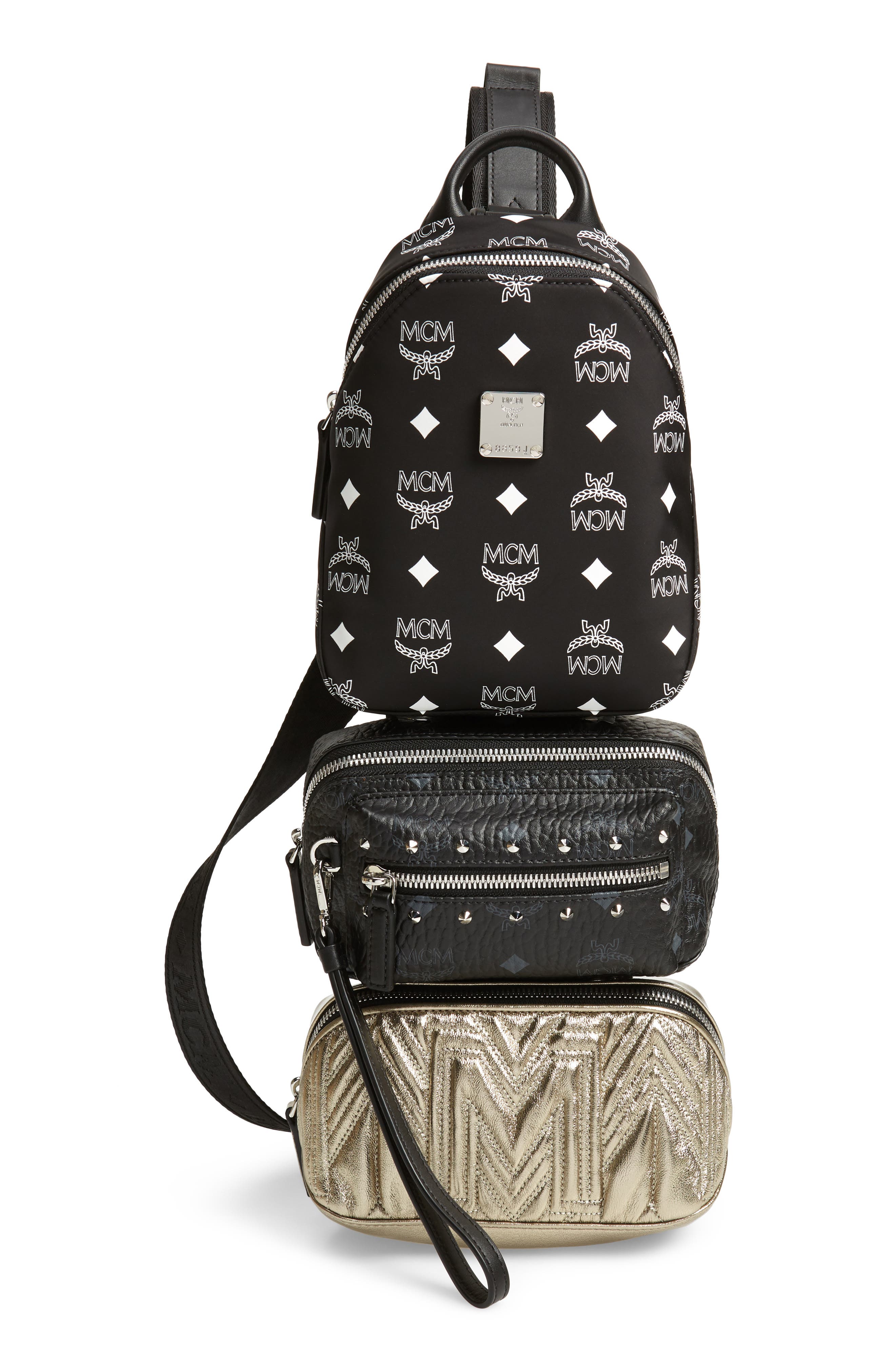 MCM Trey Triple Pouch Sling Bag Nordstrom