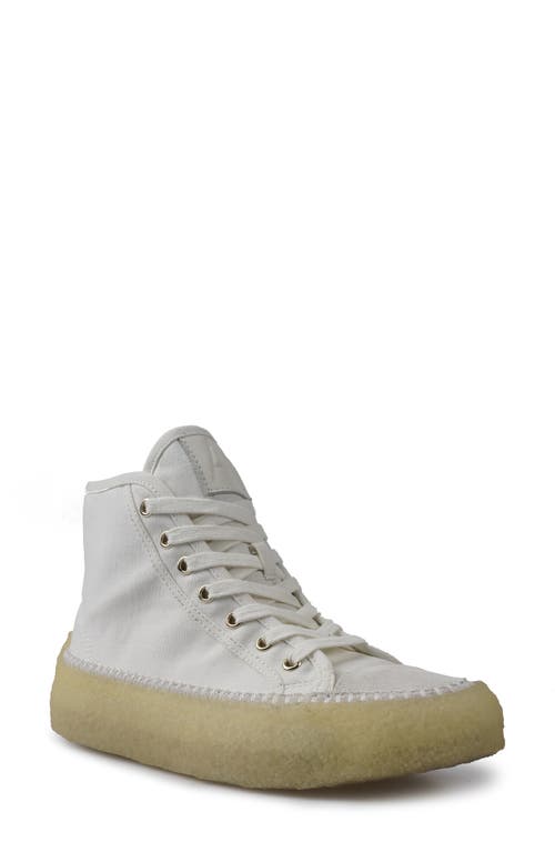 Shop Artisan Crafted By Zigi Camena High Top Sneaker In White Canvas