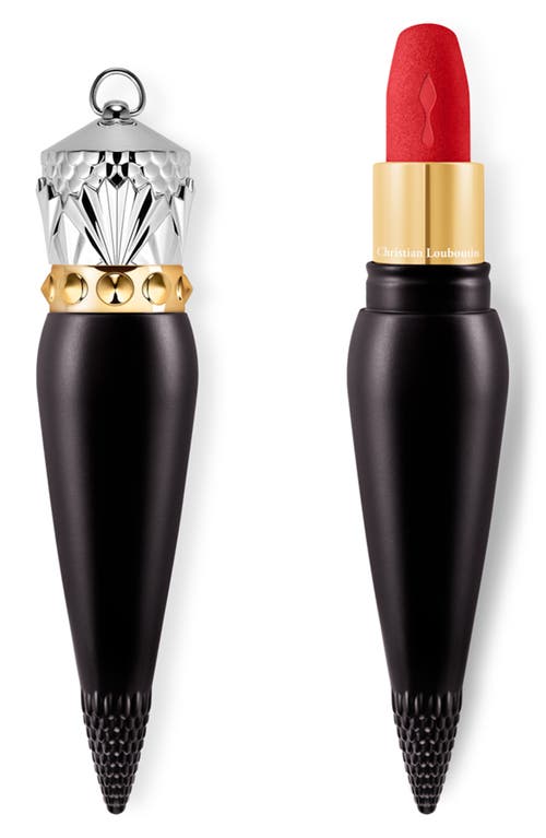 Christian Louboutin Rouge Louboutin Velvet Matte Lipstick in Diva Fire 007 at Nordstrom