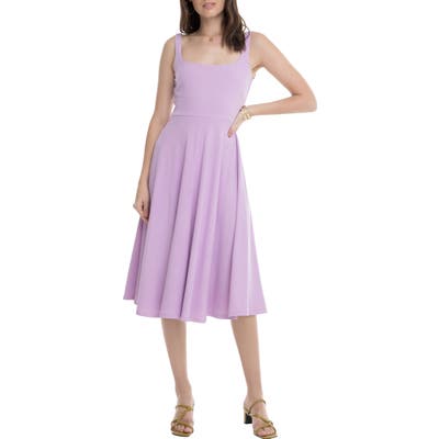 Astr The Label Faith A-Line Dress, Purple