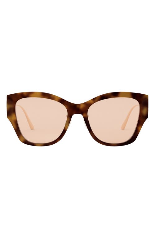 DIOR 30Montaigne 54mm Square Sunglasses in Blonde Havana /Violet