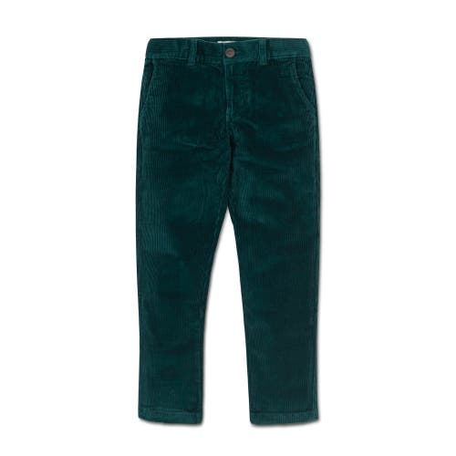 Hope & Henry Boys' Organic Corduroy Pant, Kids In Deep Green Corduroy