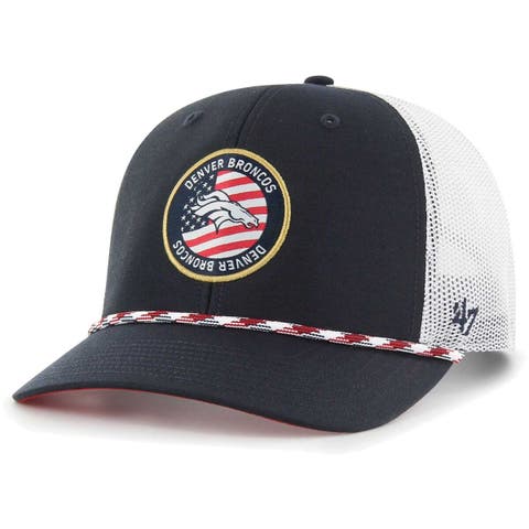 Men's '47 Navy/White Dallas Cowboys Crawford Clean Up Trucker Adjustable Hat