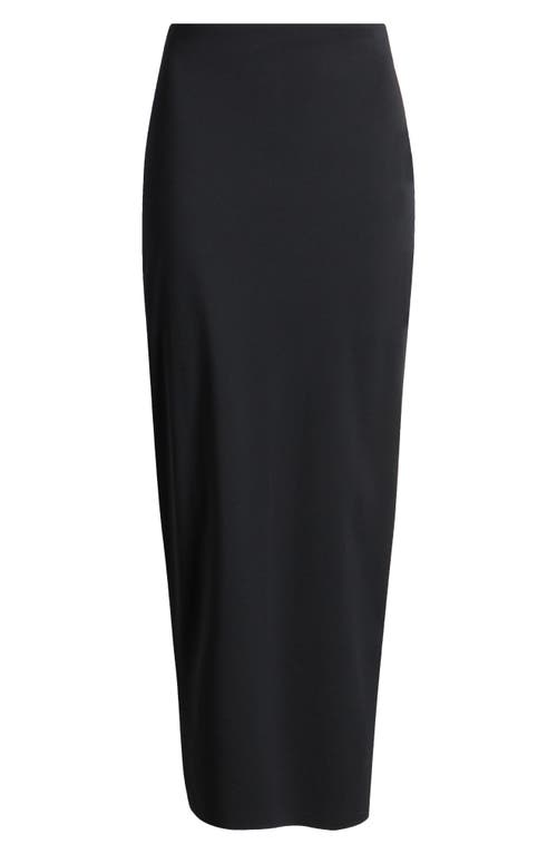 Open Edit Smooth Edit Maxi Skirt In Black