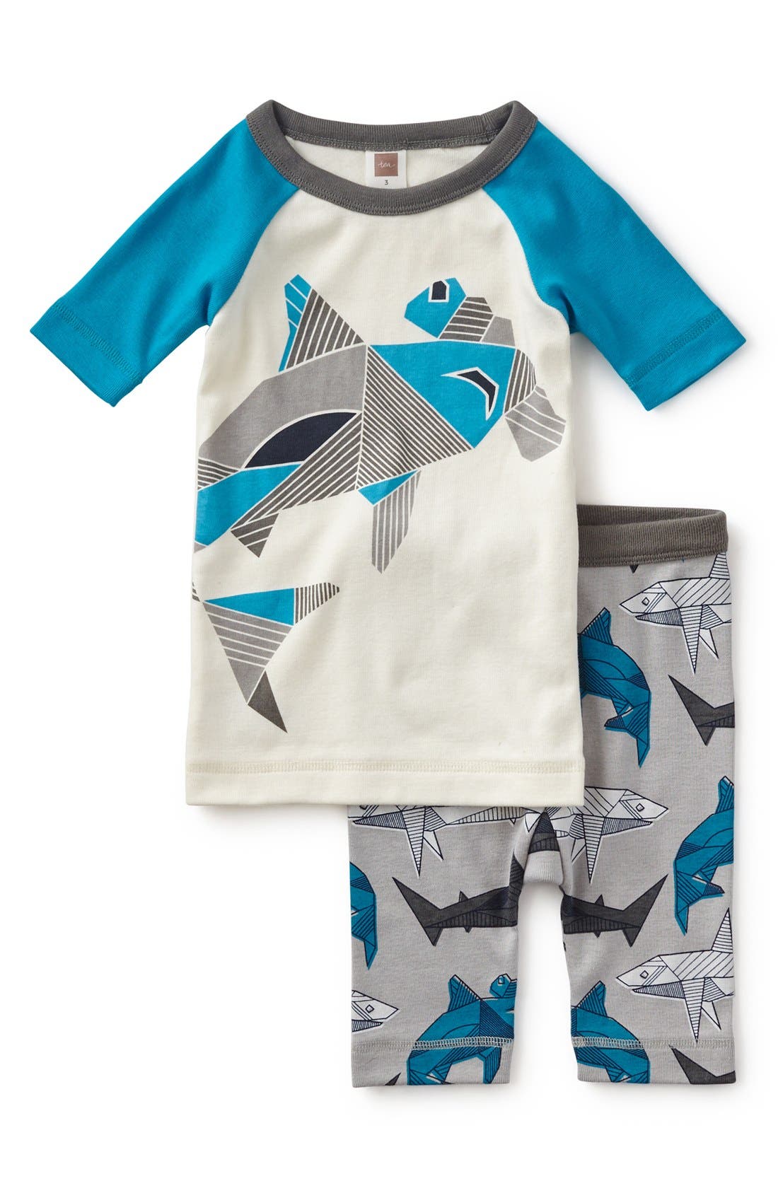 Tea Collection 'Hammerhead Shark' Fitted TwoPiece Pajamas (Toddler
