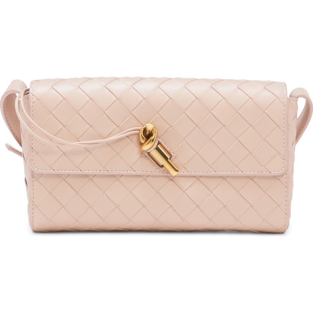 BOTTEGA VENETA BOTTEGA VENETA MINI INTRECCIATO LEATHER CROSSBODY BAG